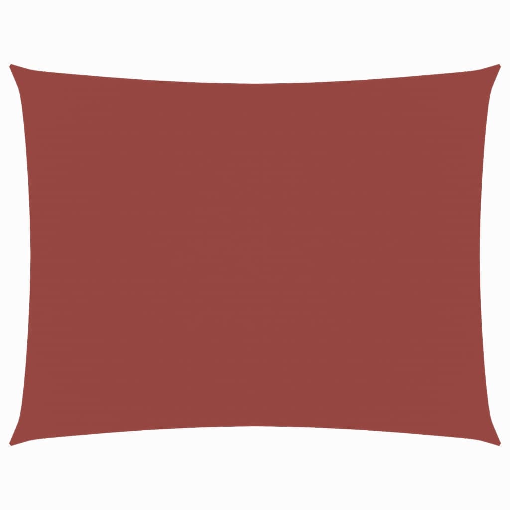 Sonnensegel Oxford-Gewebe Rechteckig 4x5 m Terrakotta-Rot