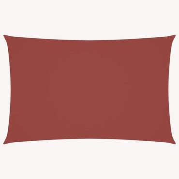 vidaXL Voile d'ombrage en tissu Oxford rectangulaire 5x7 m Rouge terre cuite