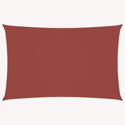 vidaXL Voile d'ombrage en tissu Oxford rectangulaire 5x7 m Rouge terre cuite