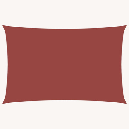 vidaXL Voile d'ombrage en tissu Oxford rectangulaire 5x8 m Rouge terre cuite