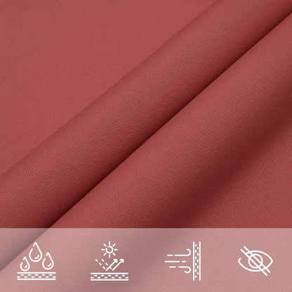 vidaXL Voile d'ombrage en tissu Oxford rectangulaire 5x8 m Rouge terre cuite
