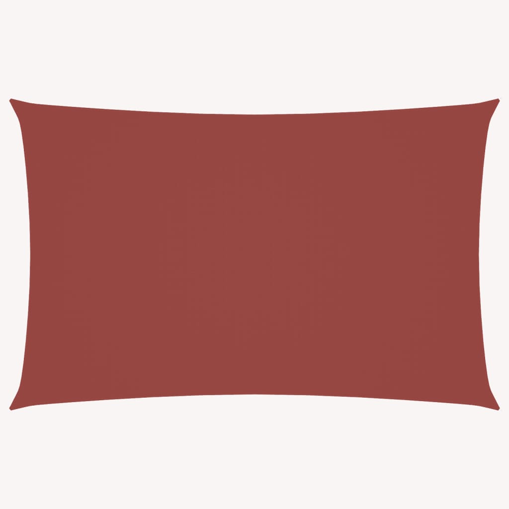 vidaXL Sonnensegel Oxford-Gewebe Rechteckig 6x8 m Terrakotta-Rot