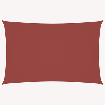 vidaXL Sonnensegel Oxford-Gewebe Rechteckig 6x8 m Terrakotta-Rot