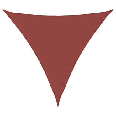 vidaXL Sonnensegel Oxford-Gewebe Dreieckig 3x3x3 m Terrakotta-Rot