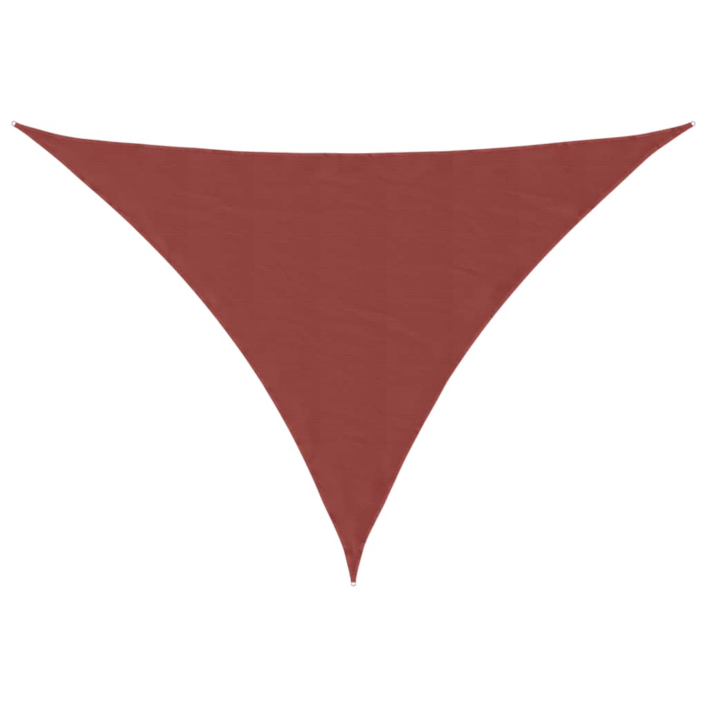 vidaXL Sonnensegel Oxford-Gewebe Dreieckig 3x3x4,24 m Terrakotta-Rot