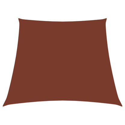vidaXL Sonnensegel Oxford-Gewebe Trapezförmig 2/4x3 m Terracotta