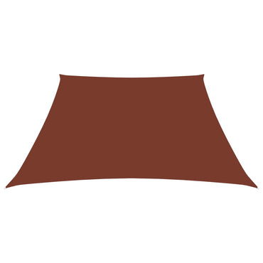 vidaXL Sonnensegel Oxford-Gewebe Trapezförmig 2/4x3 m Terracotta