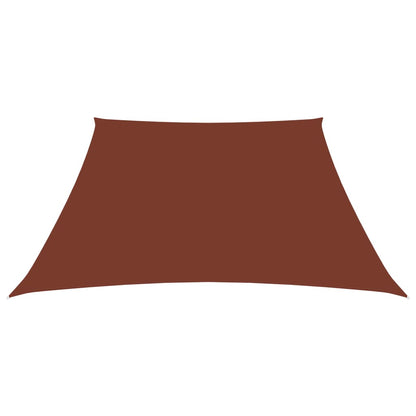 vidaXL Sonnensegel Oxford-Gewebe Trapezförmig 2/4x3 m Terracotta