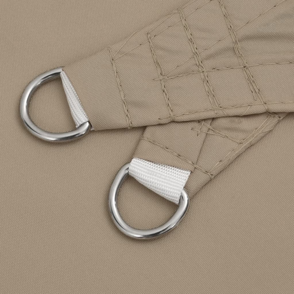 vidaXL Sonnensegel Oxford-Gewebe Quadratisch 2,5x2,5 m Taupe