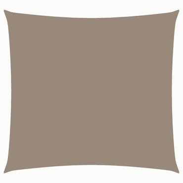 vidaXL Sonnensegel Oxford-Gewebe Quadratisch 4x4 m Taupe
