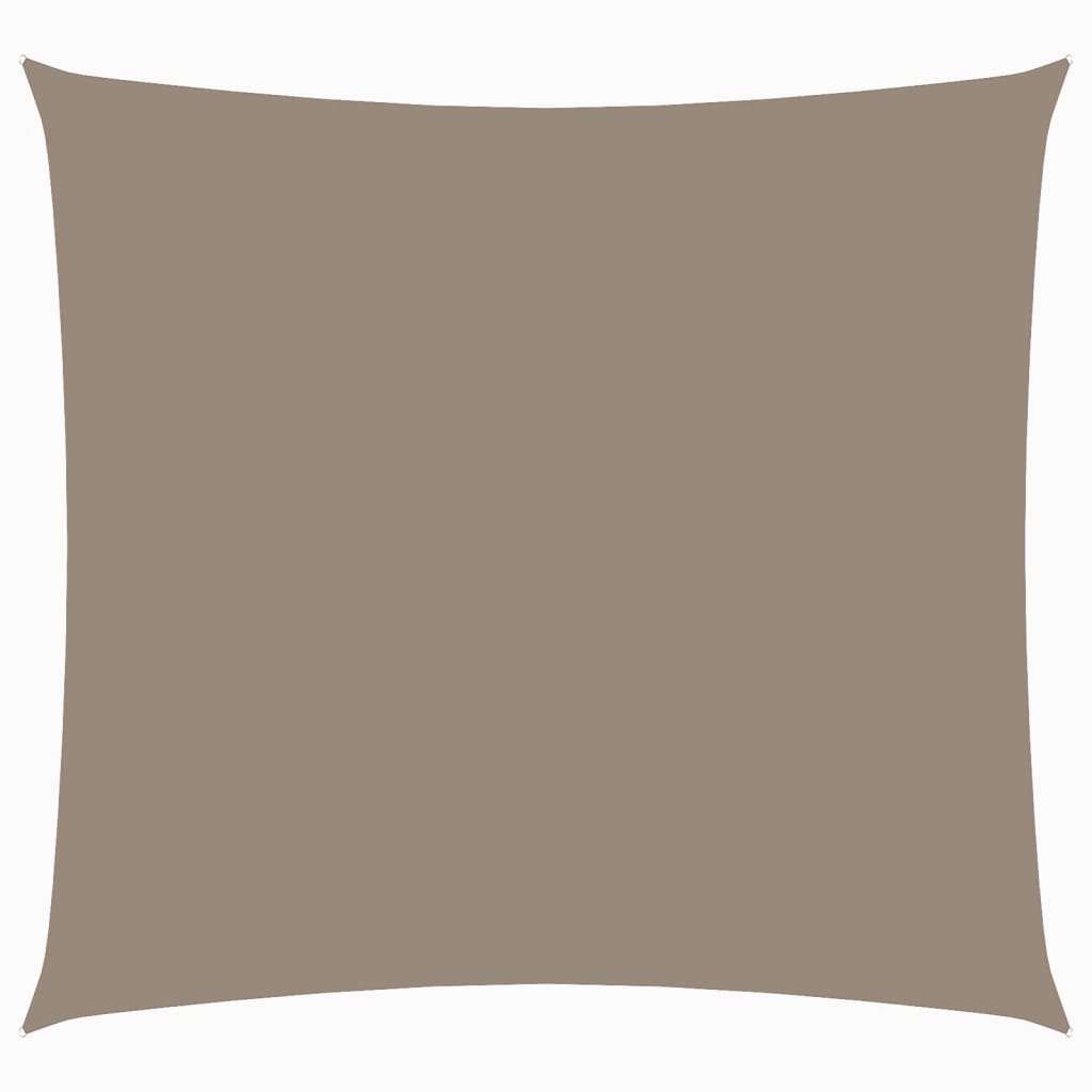vidaXL Voile d'ombrage Tissu Oxford Carré 4,5x4,5 m Taupe