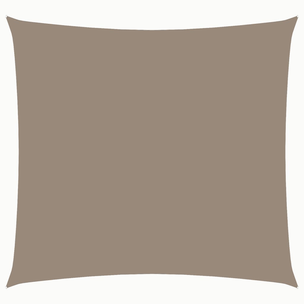 Sonnensegel Oxford-Gewebe Quadratisch 5x5 m Taupe