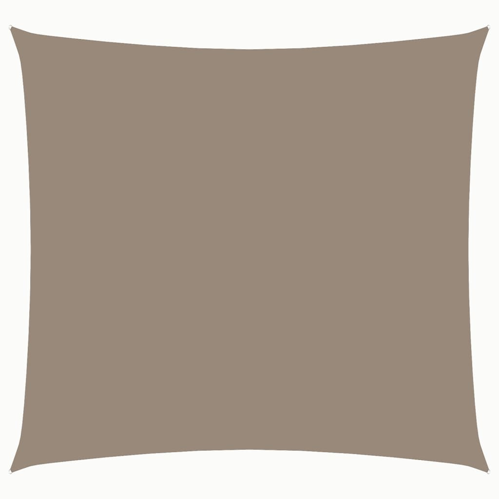 vidaXL Sonnensegel Oxford-Gewebe Quadratisch 7x7 m Taupe