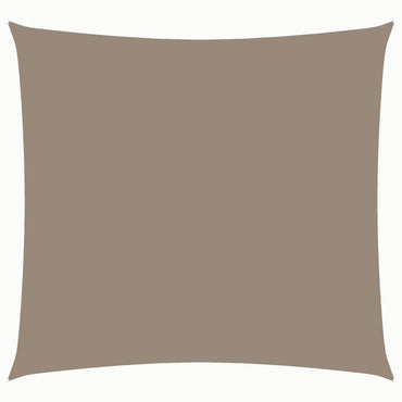 vidaXL Sonnensegel Oxford-Gewebe Quadratisch 7x7 m Taupe