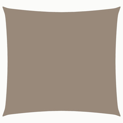 vidaXL Sonnensegel Oxford-Gewebe Quadratisch 7x7 m Taupe