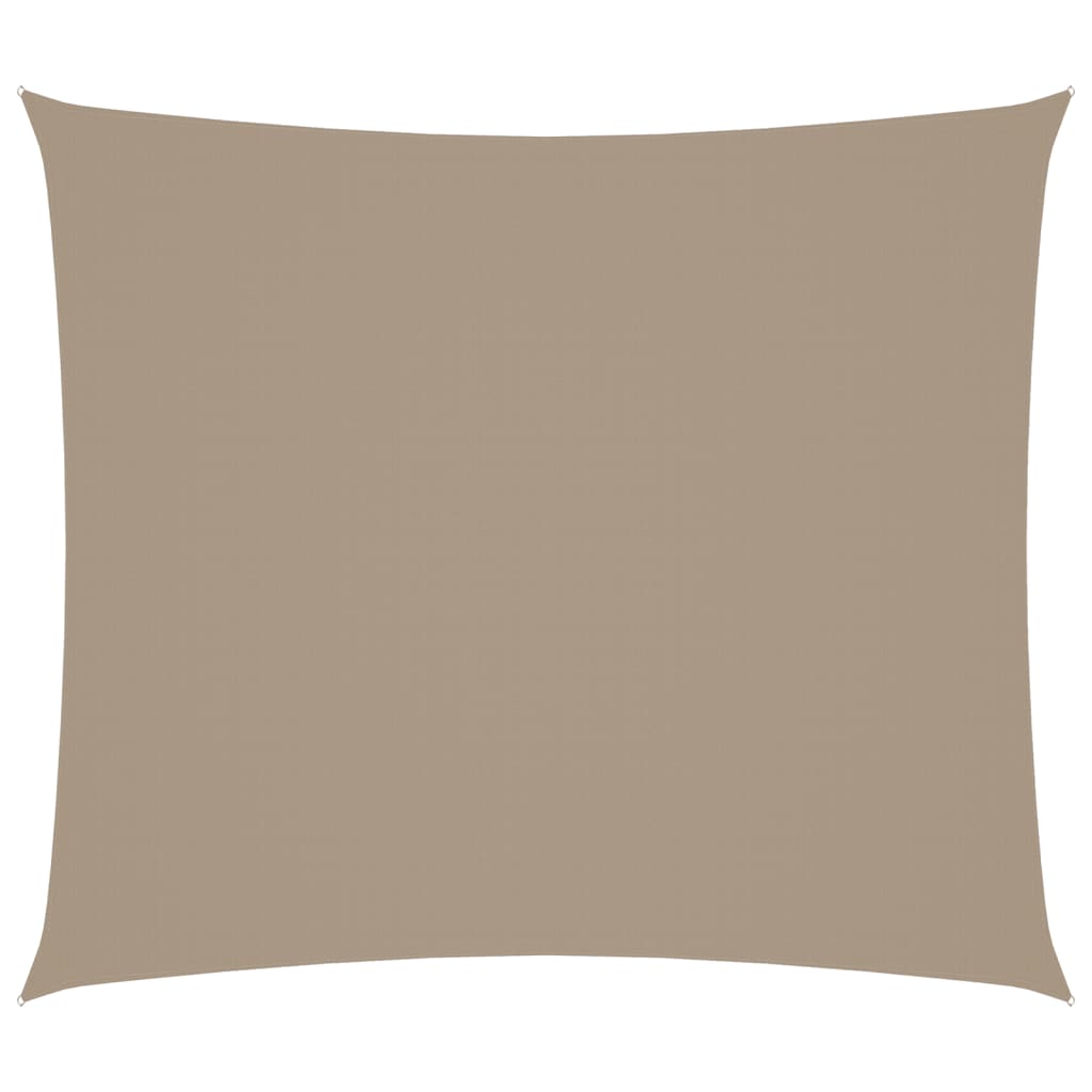 vidaXL Sonnensegel Oxford-Gewebe Rechteckig 2x2,5 m Taupe