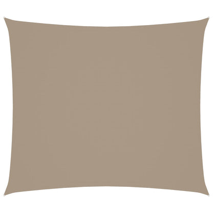 vidaXL Sonnensegel Oxford-Gewebe Rechteckig 2x2,5 m Taupe