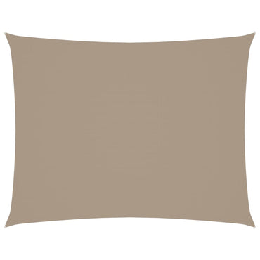 vidaXL Sonnensegel Oxford-Gewebe Rechteckig 2x3,5 m Taupe