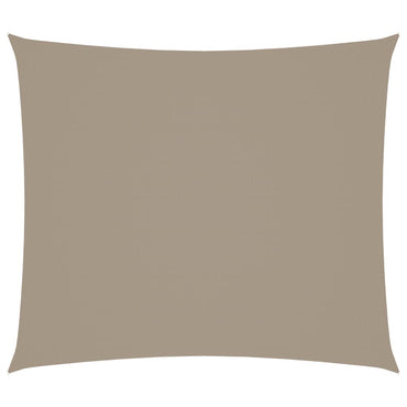 vidaXL Sonnensegel Oxford-Gewebe Rechteckig 2,5x3 m Taupe