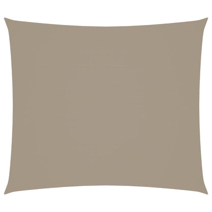 vidaXL Sonnensegel Oxford-Gewebe Rechteckig 2,5x3 m Taupe