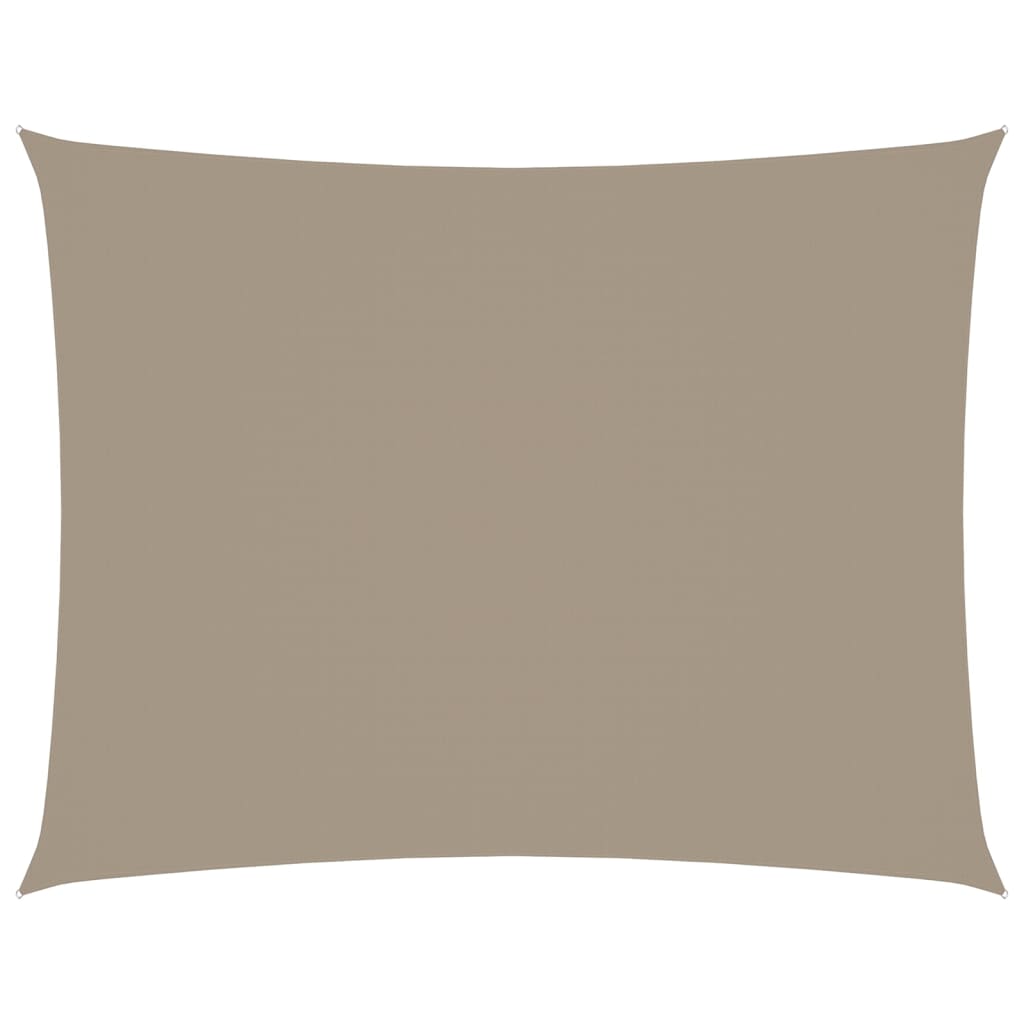 vidaXL Sonnensegel Oxford-Gewebe Rechteckig 2,5x3,5 m Taupe