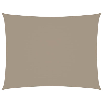 vidaXL Sonnensegel Oxford-Gewebe Rechteckig 2,5x3,5 m Taupe