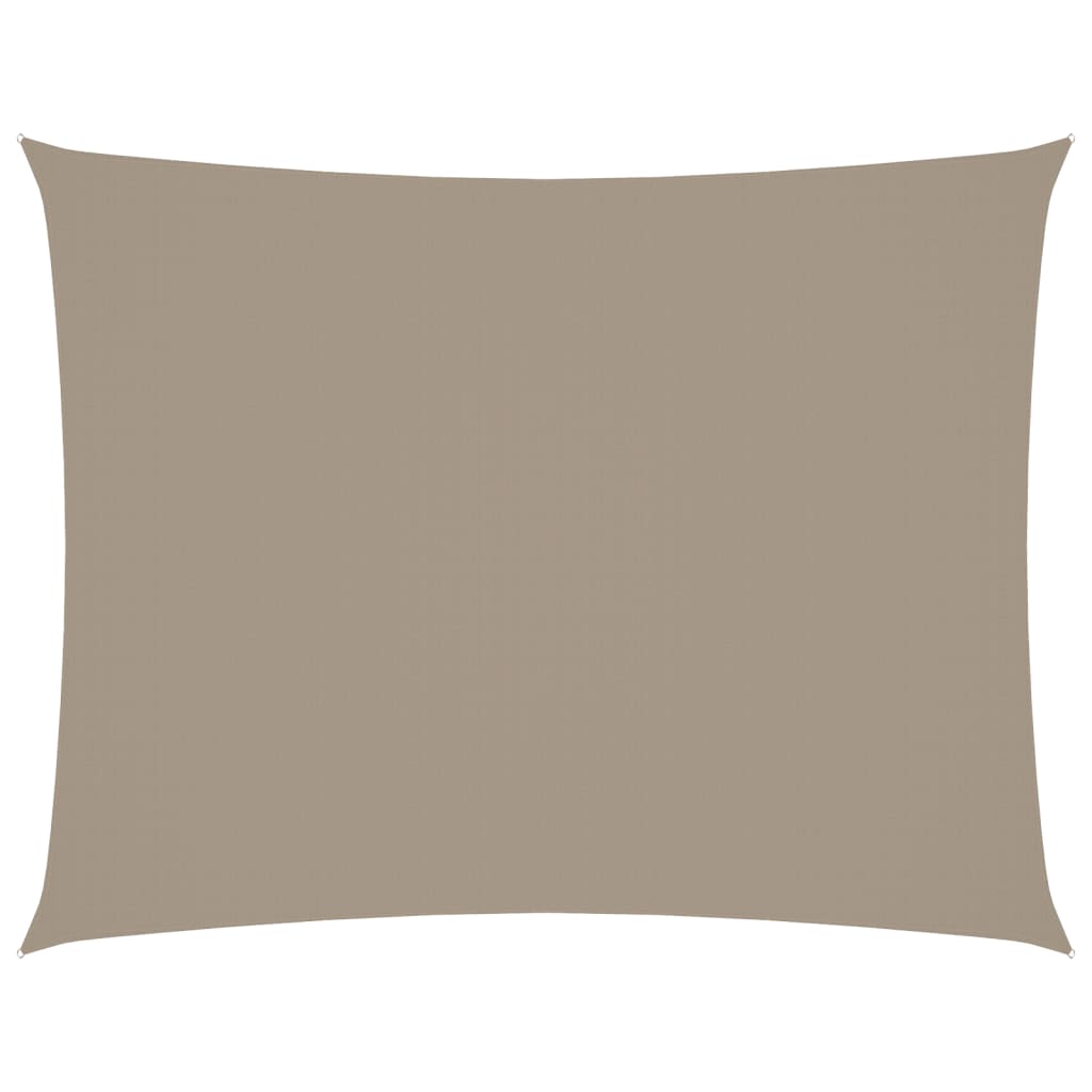 vidaXL Sonnensegel Oxford-Gewebe Rechteckig 2,5x4 m Taupe