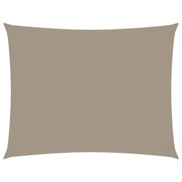 vidaXL Sonnensegel Oxford-Gewebe Rechteckig 2,5x4 m Taupe