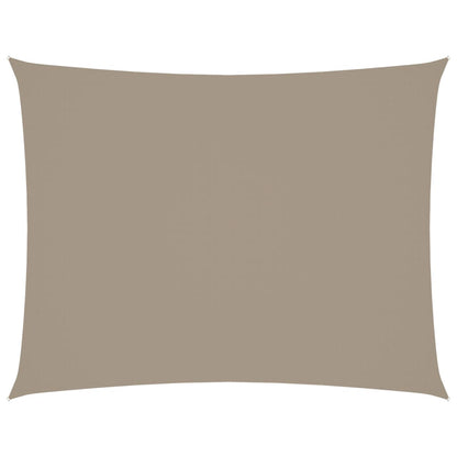 vidaXL Sonnensegel Oxford-Gewebe Rechteckig 2,5x4 m Taupe