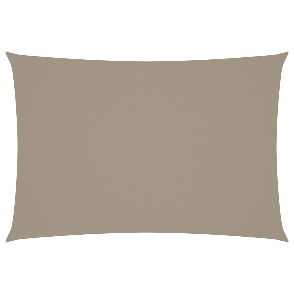 vidaXL Sonnensegel Oxford-Gewebe Rechteckig 2,5x4,5 m Taupe