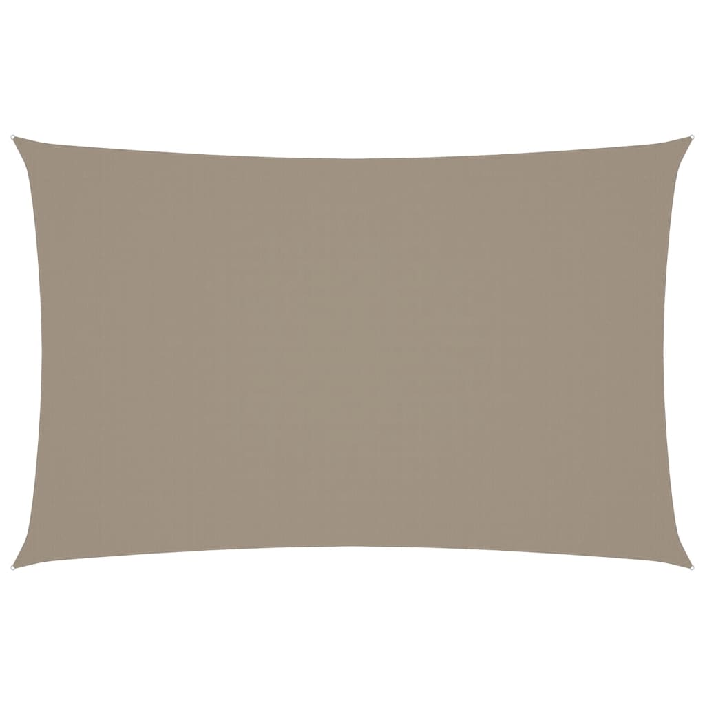 vidaXL Sonnensegel Oxford-Gewebe Rechteckig 2,5x5 m Taupe