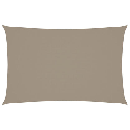 vidaXL Sonnensegel Oxford-Gewebe Rechteckig 2,5x5 m Taupe
