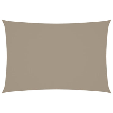 vidaXL Sonnensegel Oxford-Gewebe Rechteckig 3x5 m Taupe