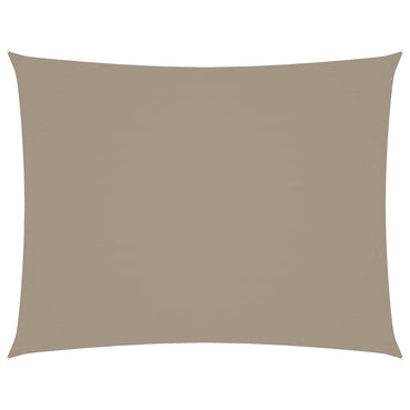 vidaXL Sonnensegel Oxford-Gewebe Rechteckig 3x6 m Taupe
