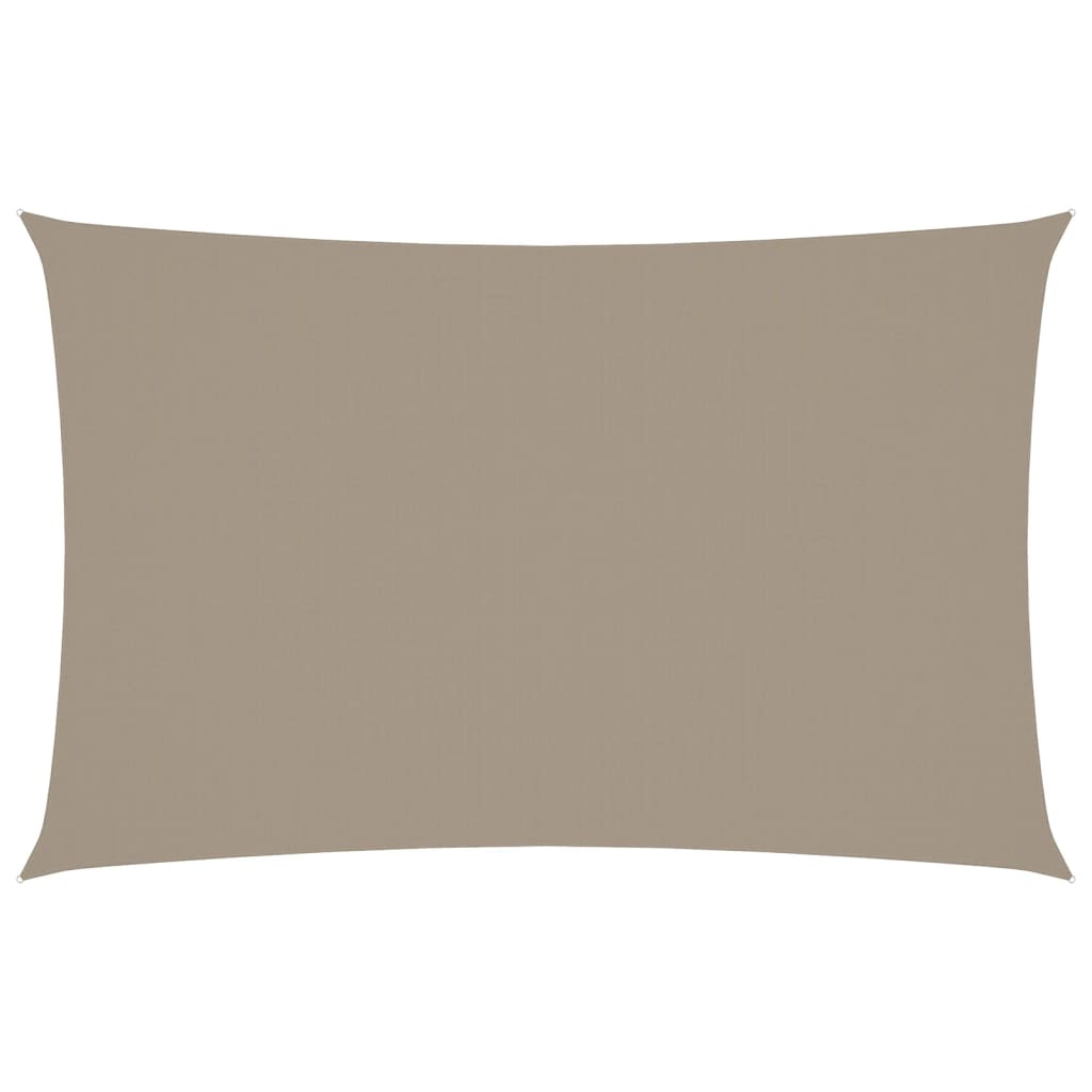 vidaXL Sonnensegel Oxford-Gewebe Rechteckig 4x7 m Taupe