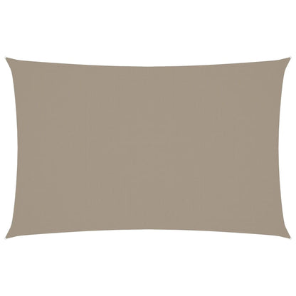 vidaXL Sonnensegel Oxford-Gewebe Rechteckig 4x7 m Taupe