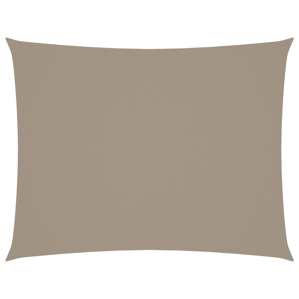vidaXL Sonnensegel Oxford-Gewebe Rechteckig 5x7 m Taupe