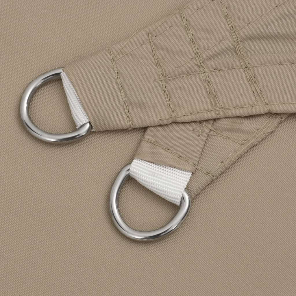 vidaXL Sonnensegel Oxford-Gewebe Rechteckig 6x7 m Taupe