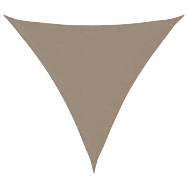 vidaXL Sonnensegel Oxford-Gewebe Dreieckig 3,6x3,6x3,6 m Taupe