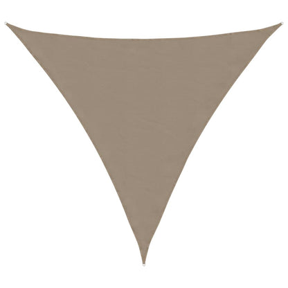 vidaXL Sonnensegel Oxford-Gewebe Dreieckig 5x5x5 m Taupe