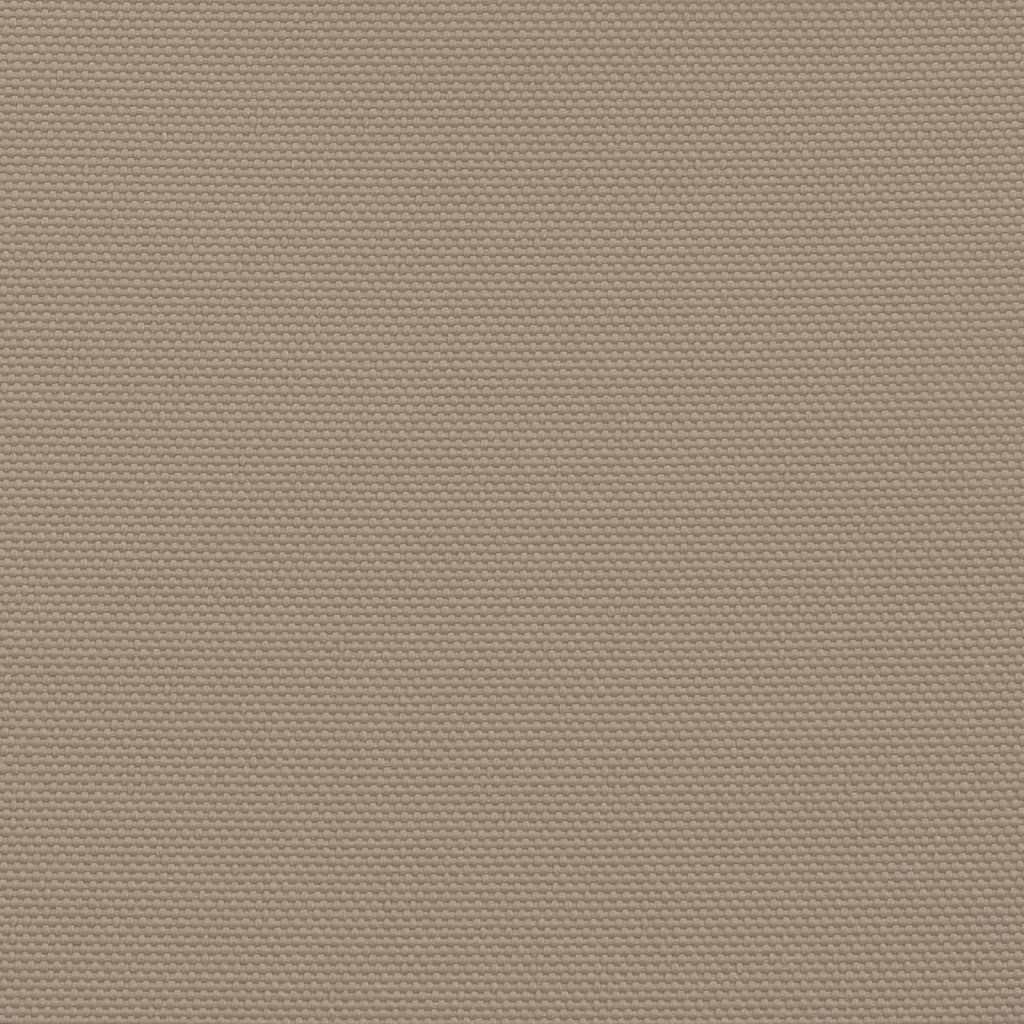 vidaXL Sonnensegel Oxford-Gewebe Dreieckig 5x7x7 m Taupe