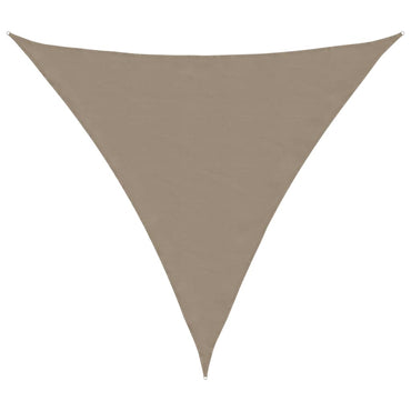 vidaXL Voile d'ombrage en tissu Oxford triangulaire 6x6x6 m taupe