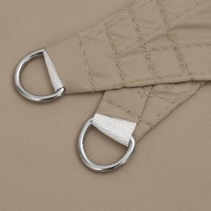 vidaXL Sonnensegel Oxford-Gewebe Dreieckig 6x6x6 m Taupe