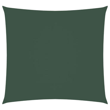 vidaXL Voile d'ombrage en tissu Oxford Carré 2,5x2,5 m Vert foncé