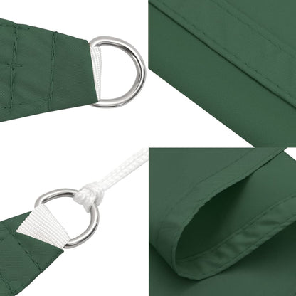 vidaXL Voile d'ombrage en tissu Oxford Carré 2,5x2,5 m Vert foncé