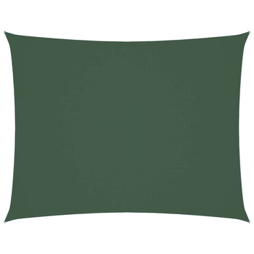 vidaXL Voile d'ombrage Oxford rectangulaire 2x3 m vert foncé