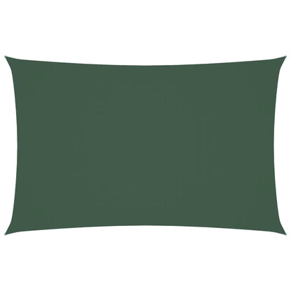 vidaXL Voile d'ombrage Tissu Oxford Rectangulaire 2x5 m Vert foncé