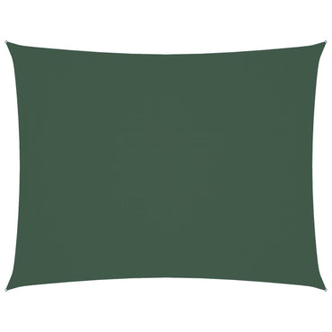 vidaXL Voile d'ombrage en tissu Oxford rectangulaire 2,5x4 m vert foncé