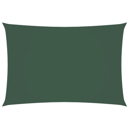 vidaXL Voile d'ombrage en tissu Oxford rectangulaire 2,5x4,5 m Vert foncé