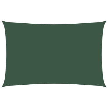 vidaXL Voile d'ombrage en tissu Oxford rectangulaire 2,5x5 m vert foncé